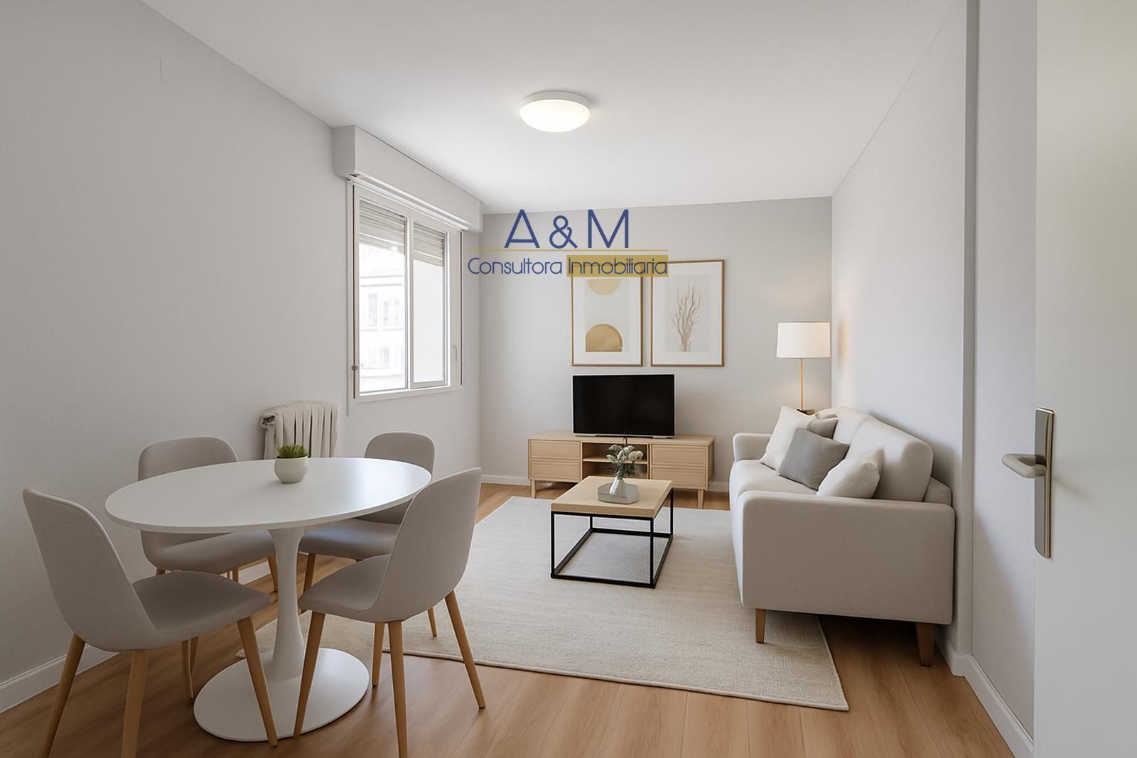 Sala d'estar de Apartament en venda en Valladolid Capital amb Calefacció, Terrassa i Traster