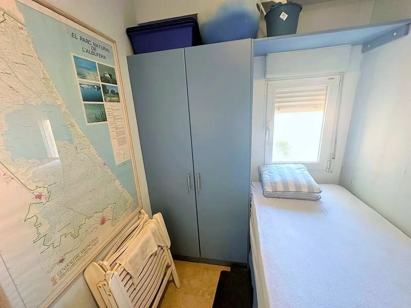Dormitori de Apartament de lloguer en Valencia amb Calefacció, Jardí privat i Terrassa