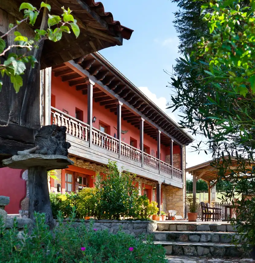 Vista exterior de Casa o chalet en venta en Nava con Calefacción, Jardín privado y Parquet