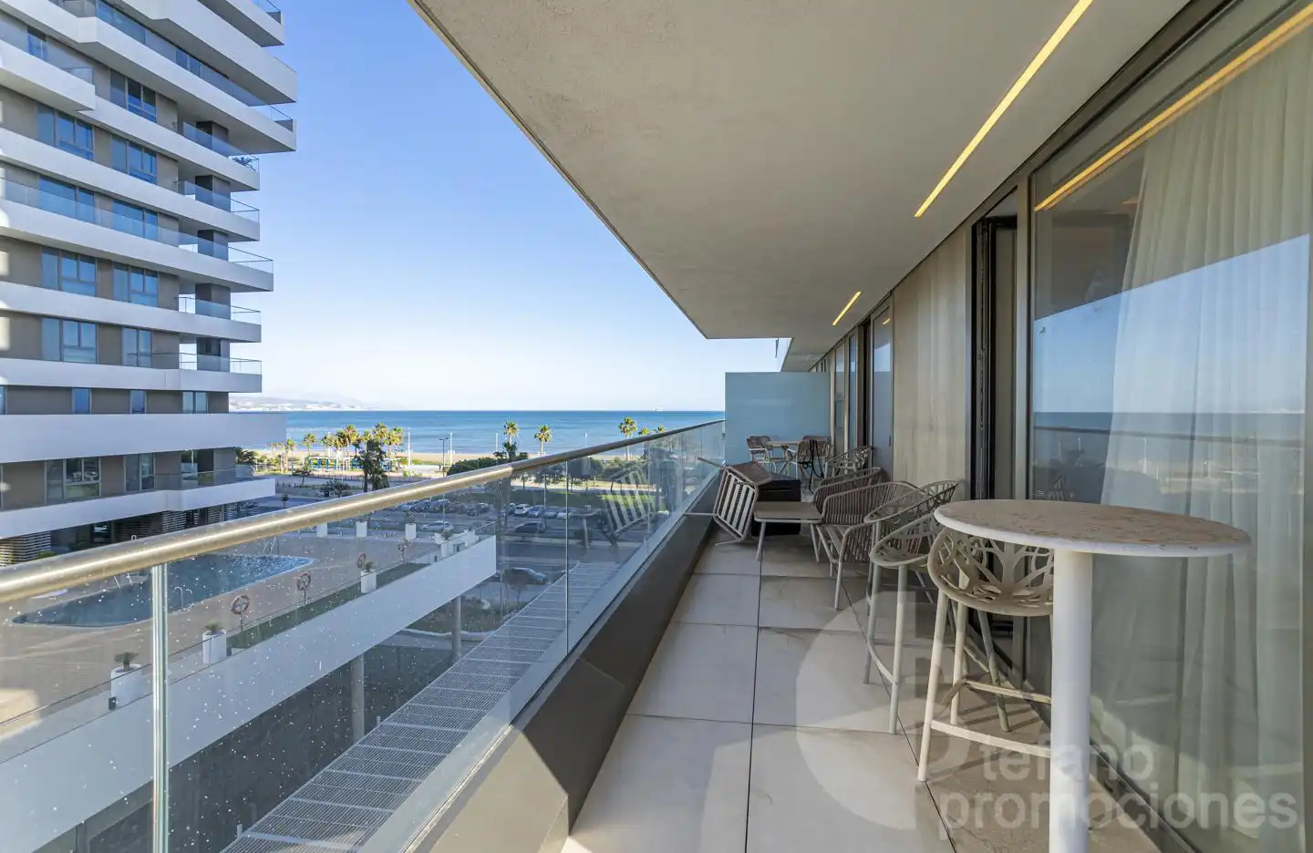 Terraza de Piso de alquiler en Málaga con Aire acondicionado, Calefacción y Terraza