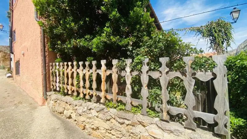 Vista exterior de Finca rústica en venta en Villarluengo con Calefacción, Jardín privado y Terraza