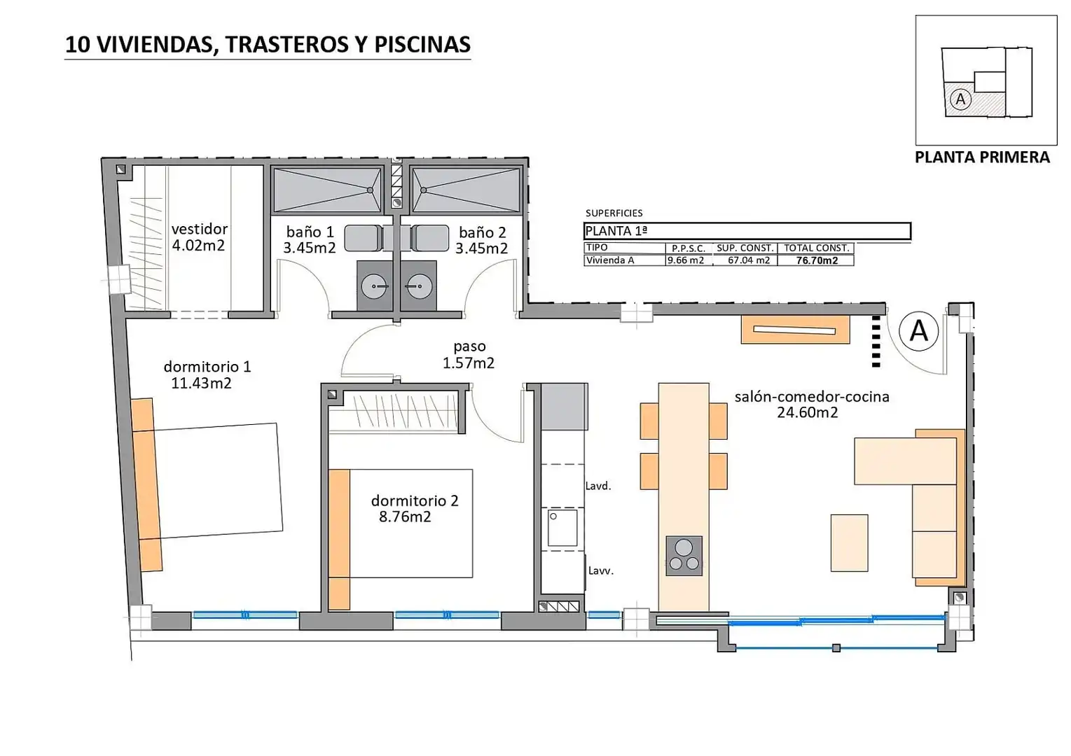 Mini appartamento con terrazza in vendita a Los Cuarteros, imagen 10