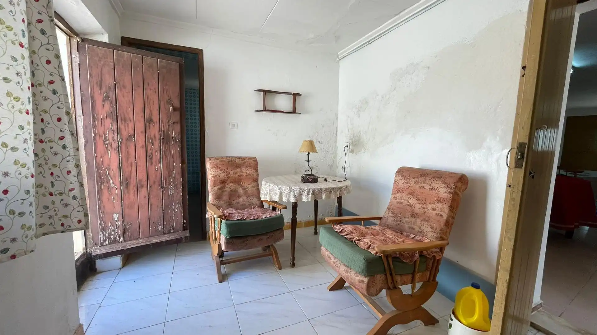 Sala de estar de Finca rústica en venta en Fuente Álamo de Murcia con Amueblado