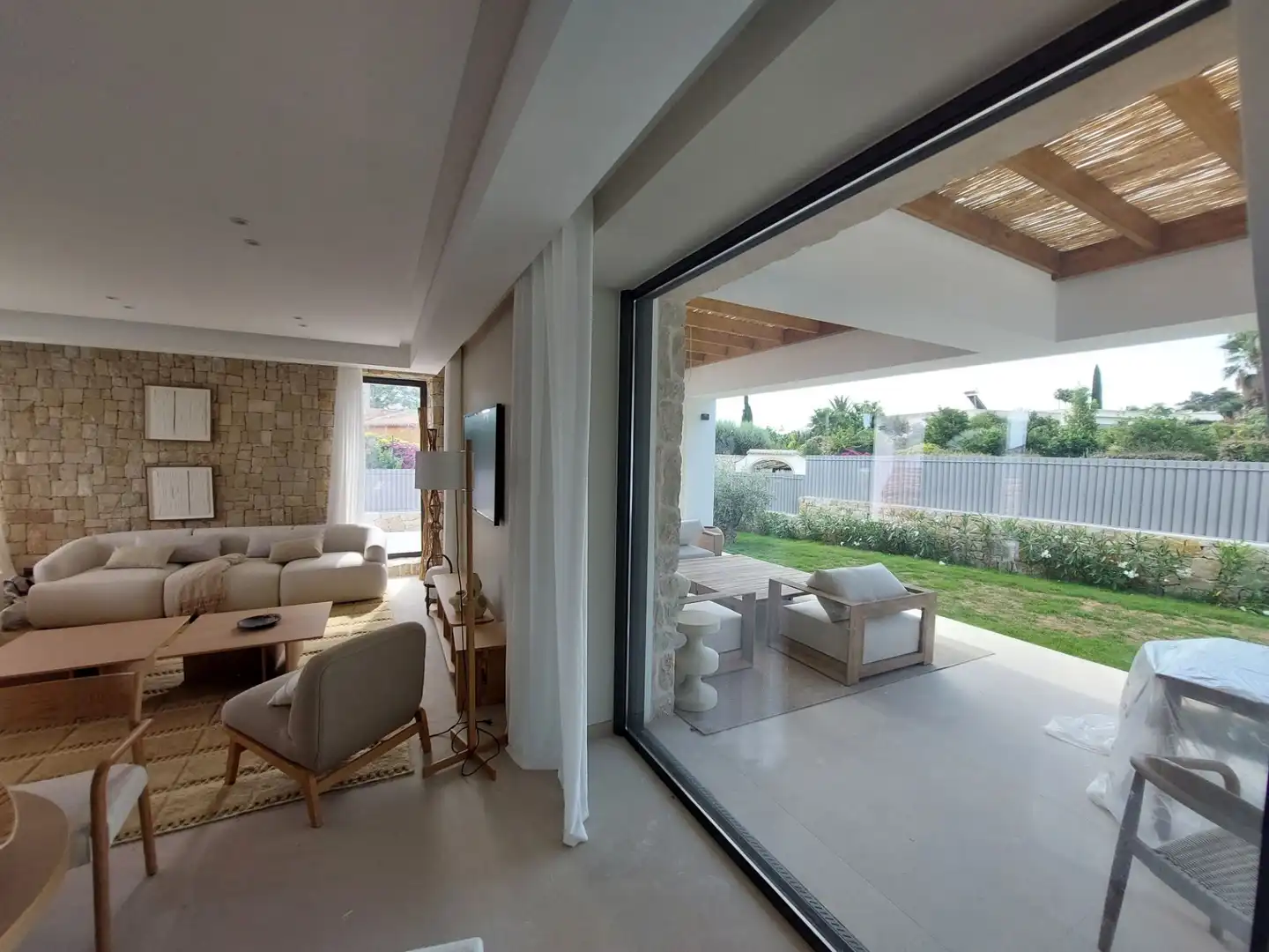 Sala d'estar de Casa o xalet en venda en Jávea / Xàbia amb Aire condicionat, Calefacció i Jardí privat