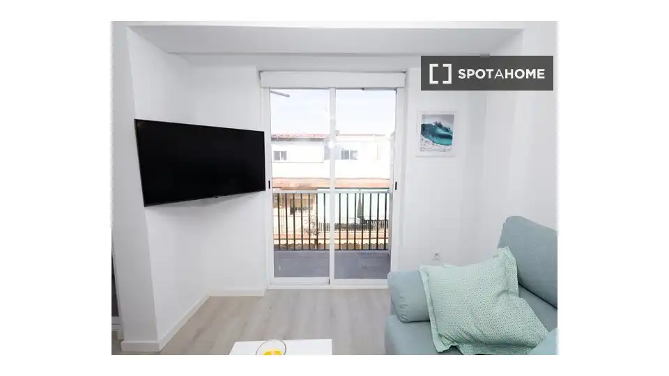 Bedroom of Flat for rent in Sueca  with Air Conditioner, Heating and Furnished
