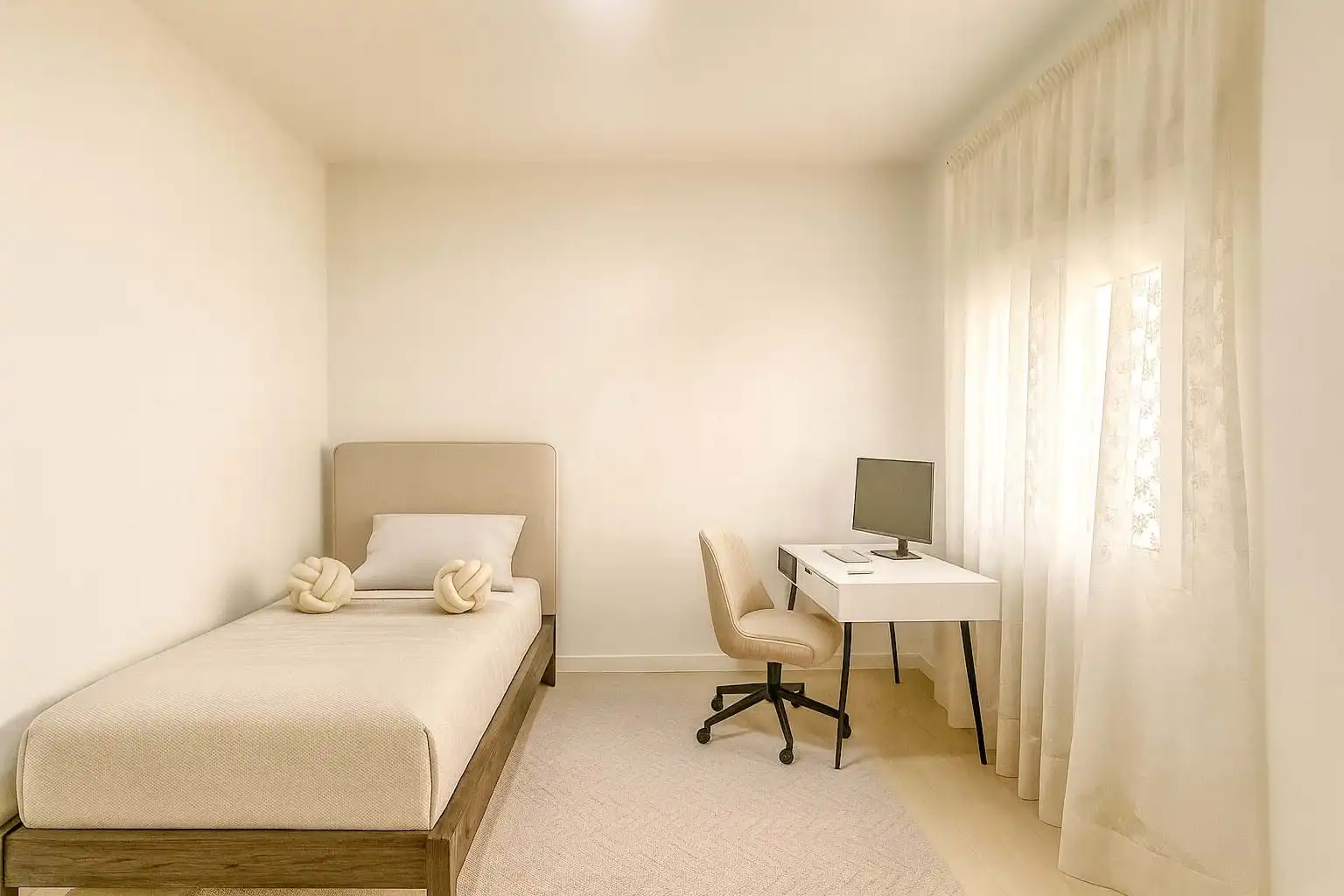 Bedroom of Flat for sale in El Campello  with Air Conditioner and Heating