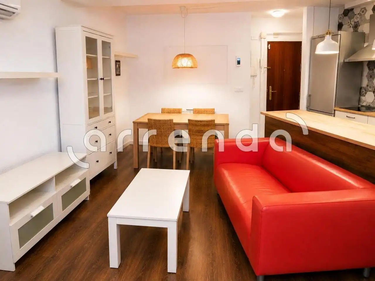 Wohnzimmer von Wohnung zur Miete in Madrid mit Klimaanlage, Heizung und Möbliert