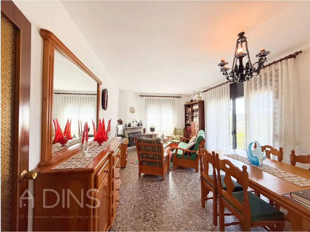 Sala d'estar de Casa o xalet en venda en Caldes de Montbui amb Jardí privat i Terrassa