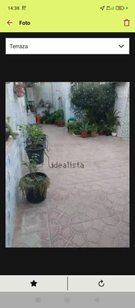Terrassa de Casa adosada en venda en La Unión amb Aire condicionat