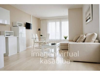 Living room of Flat for sale in  Valencia Capital  with Air Conditioner, Terrace and Balcony