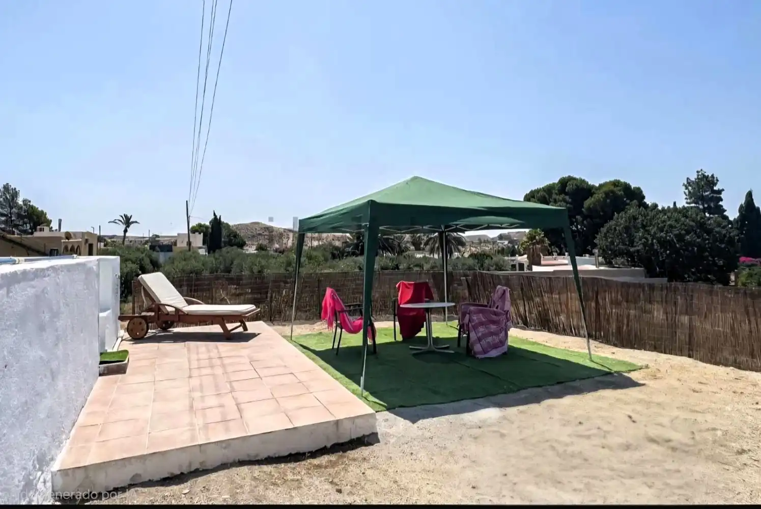 Terrassa de Casa o xalet en venda en Pechina amb Aire condicionat, Jardí privat i Terrassa
