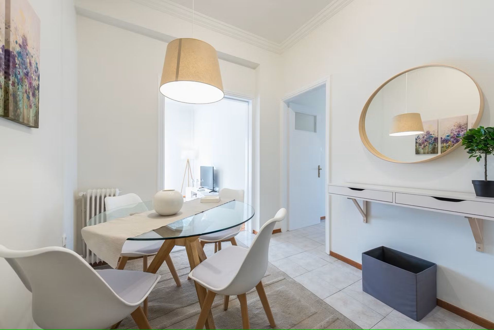 Dining room of Flat to rent in  Valencia Capital  with Furnished and Pets allowed
