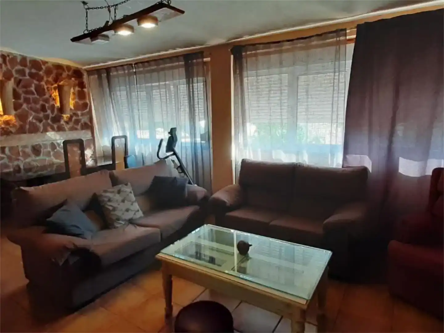 Living room of Flat for rent in Montuïri  with Private garden, Parquet flooring and Storage room
