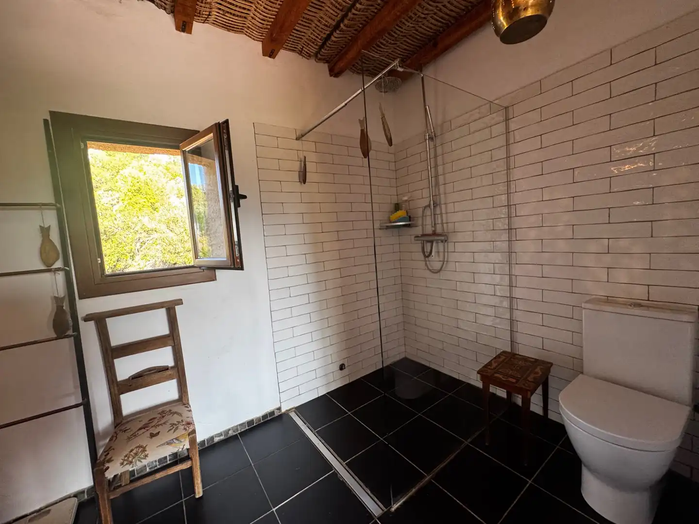 Baño de Finca rústica en venta en Lledó con Aire acondicionado, Terraza y Piscina