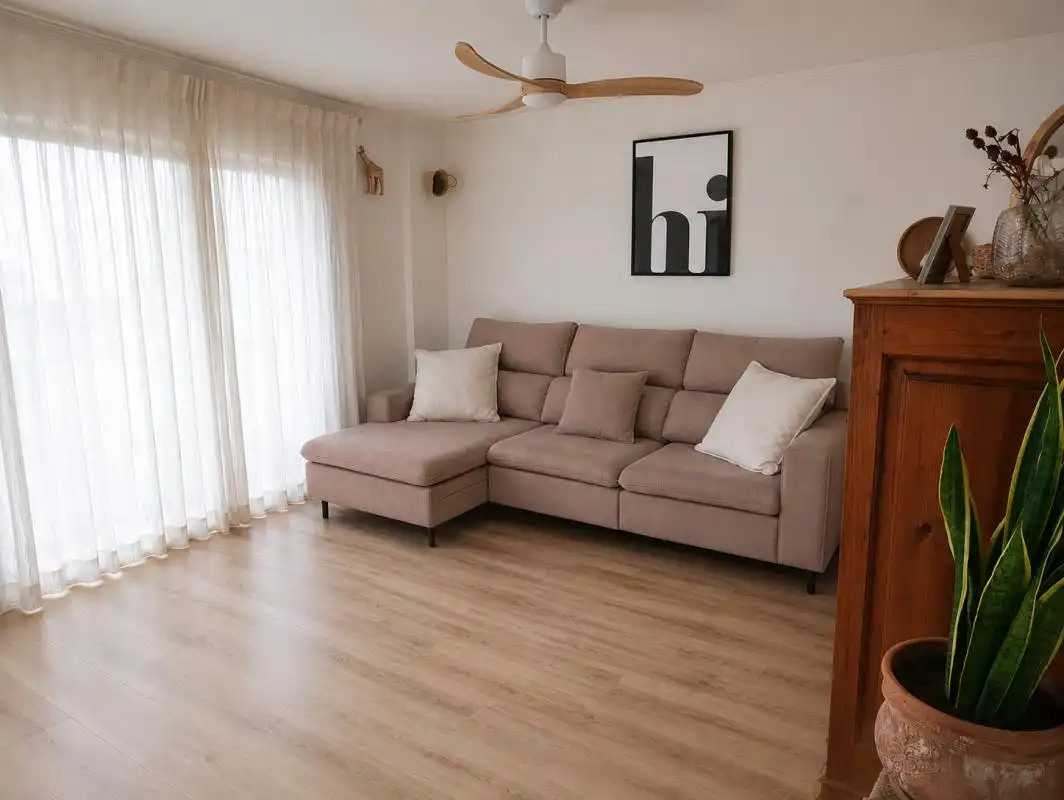 Sala de estar de Piso en venta en Massamagrell con Aire acondicionado y Calefacción