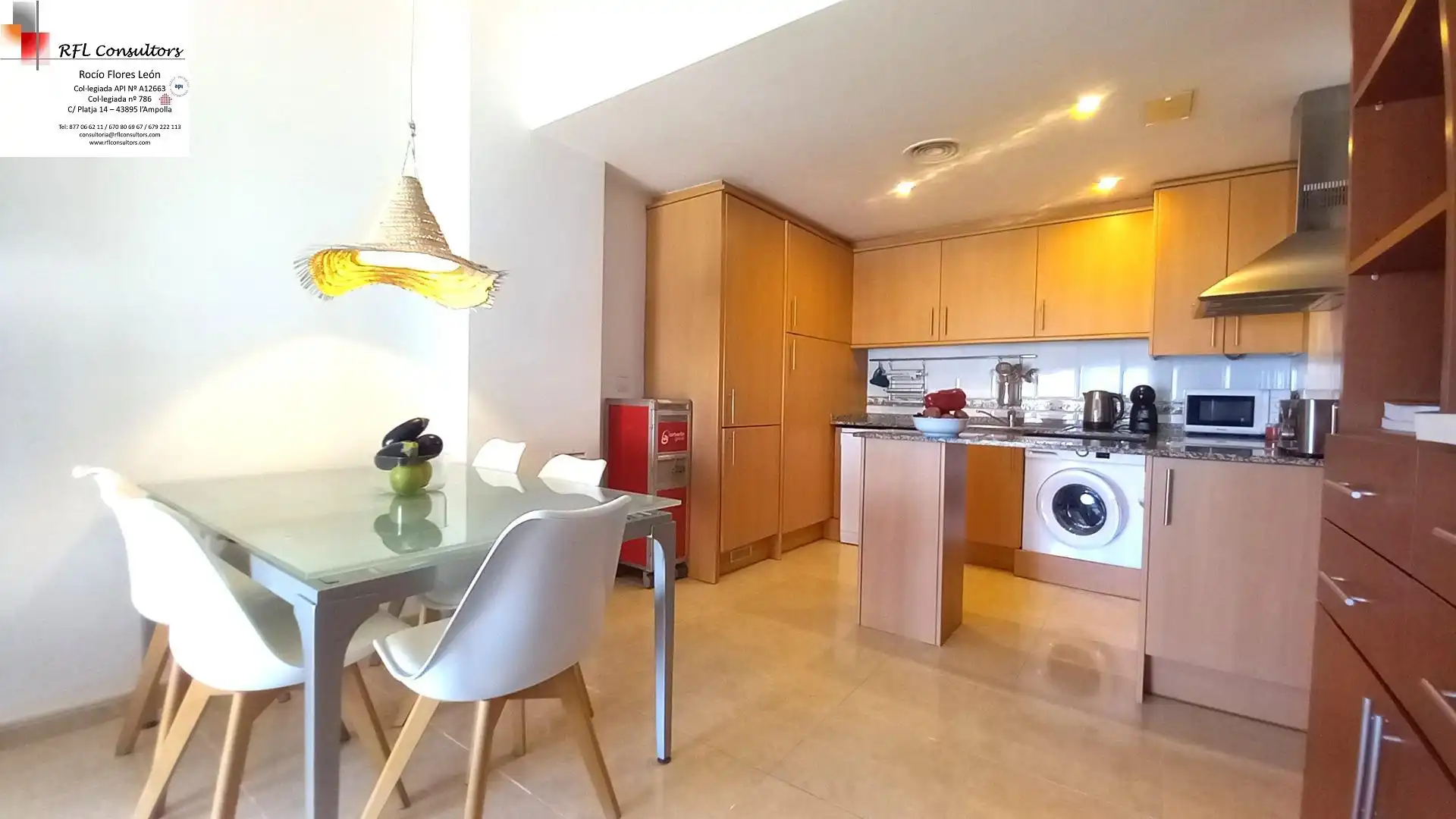 Cuina de Apartament en venda en L'Ampolla amb Calefacció i Balcó