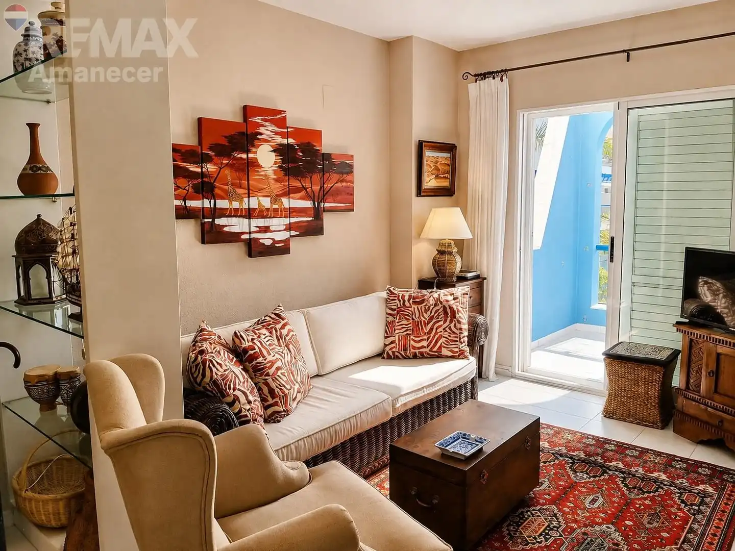 Sala de estar de Apartamento en venta en Dénia con Aire acondicionado, Jardín privado y Terraza