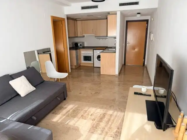 Wohnzimmer von Wohnung zur Miete in Mislata mit Klimaanlage, Möbliert und Ofen