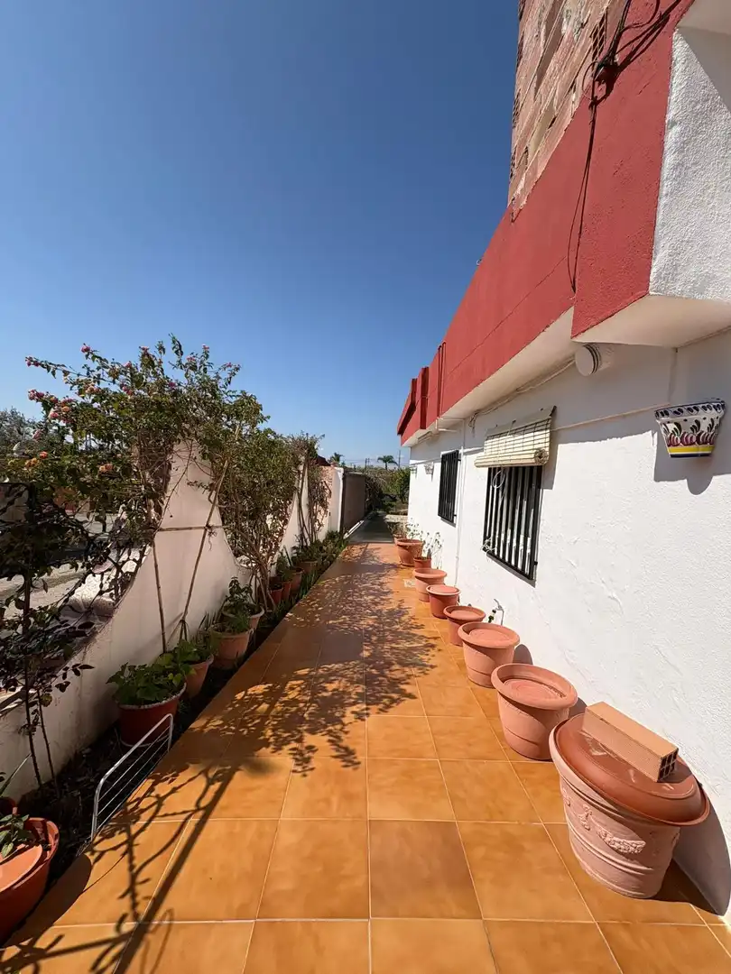Terraza de Casa o chalet en venta en Castellón de la Plana / Castelló de la Plana con Jardín privado y Piscina comunitaria