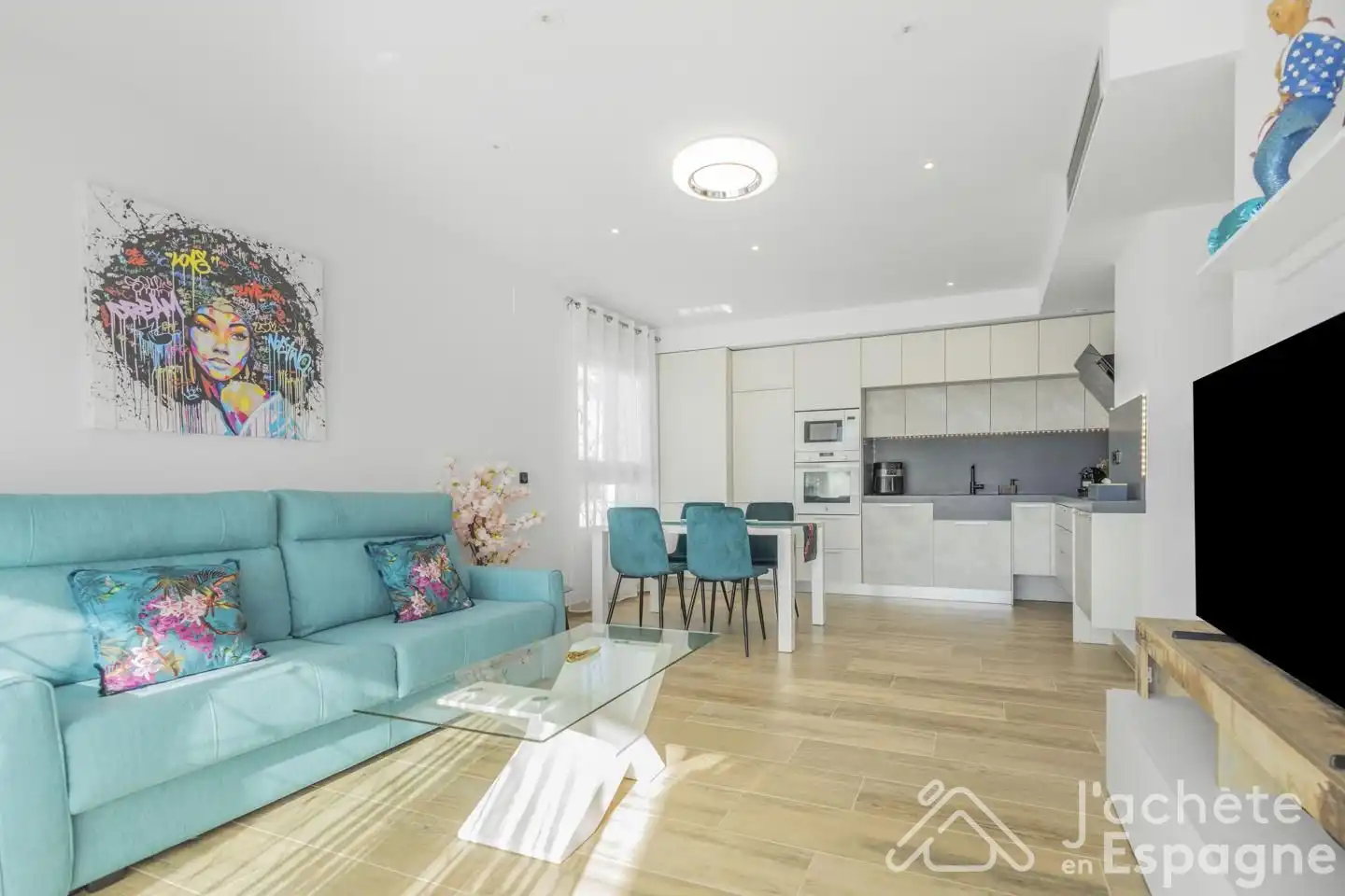 Sala de estar de Piso en venta en Torrevieja con Aire acondicionado y Terraza