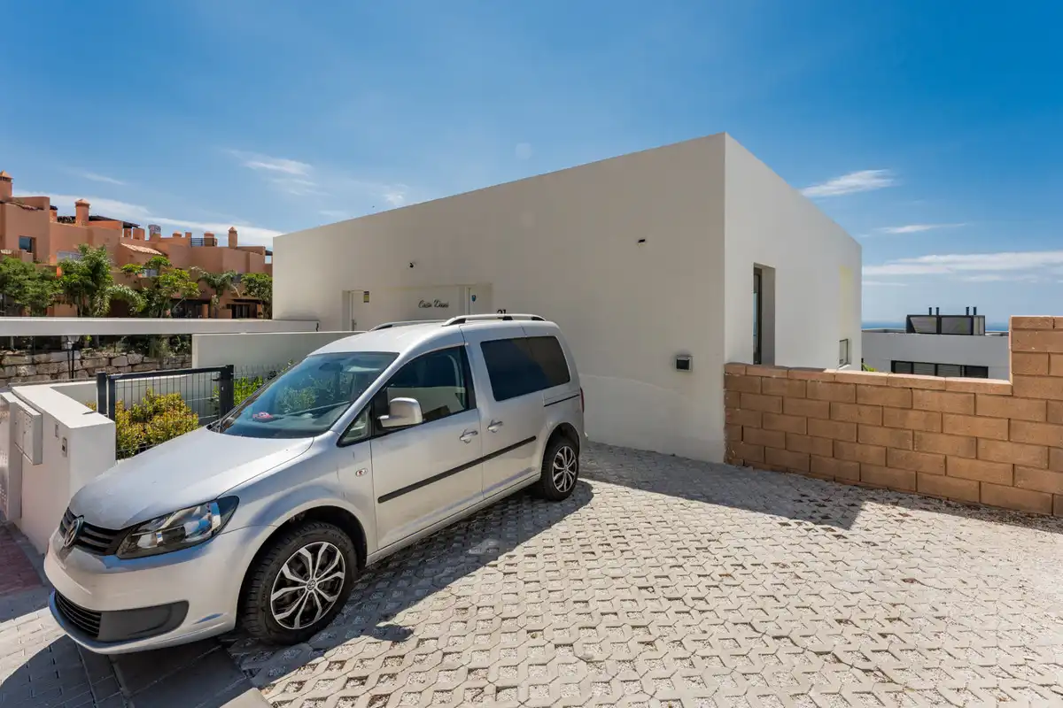 Exterior view of Detached homes for sale in Mijas  with Private garden and Swimming Pool