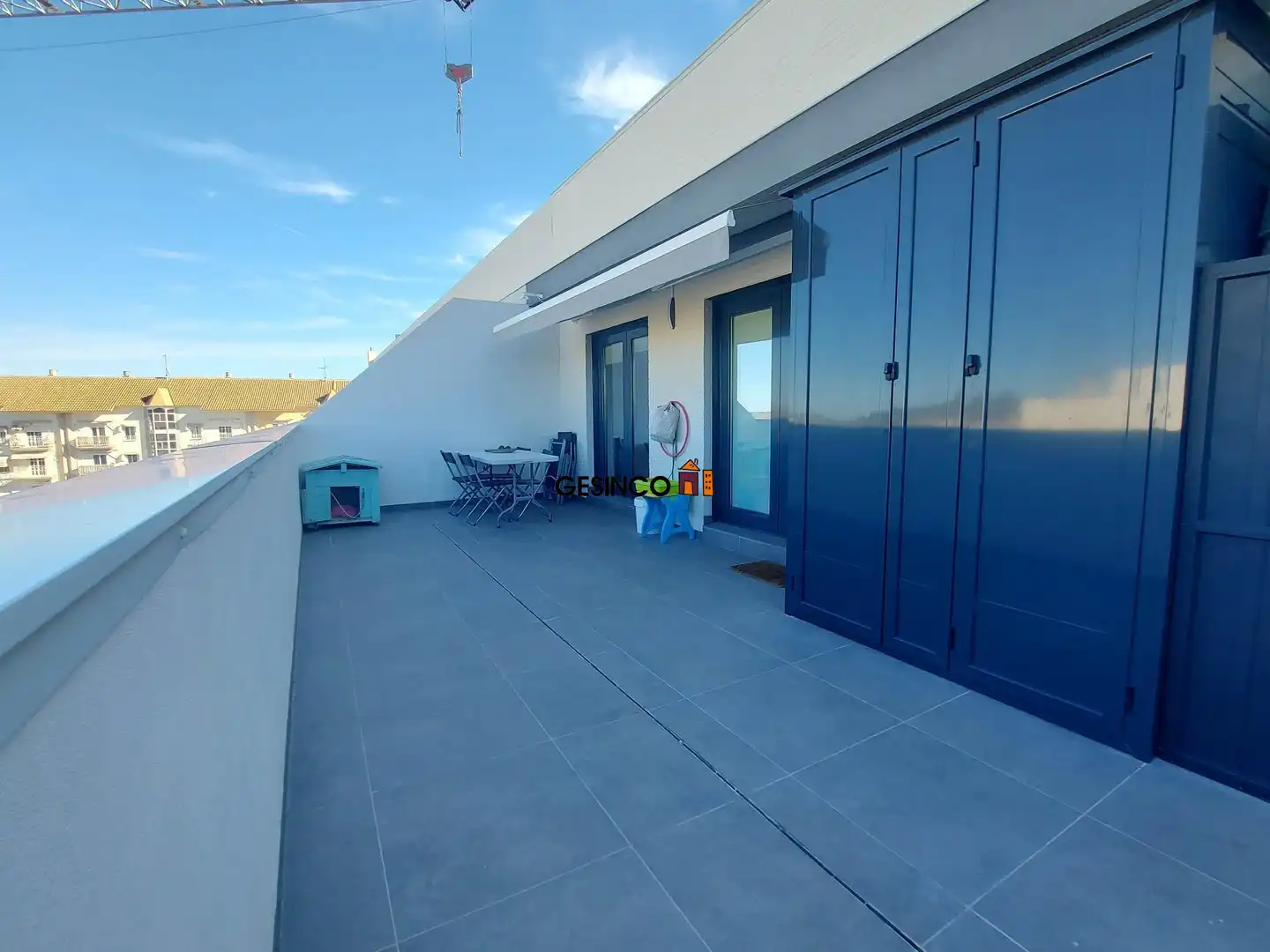 Terrasse von Wohnung zum Verkauf in Xàtiva mit Klimaanlage, Terrasse und Abstellraum