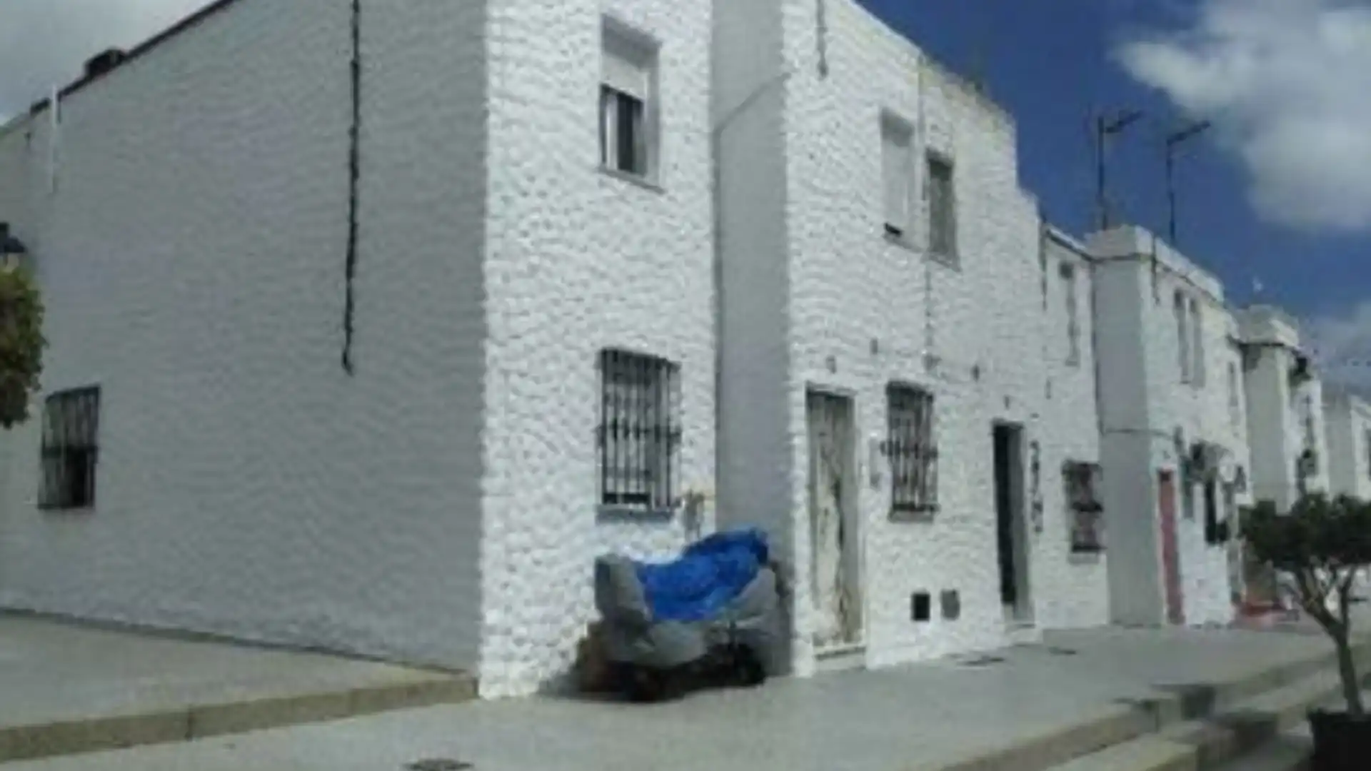 Vista exterior de Casa adosada en venta en Aljaraque