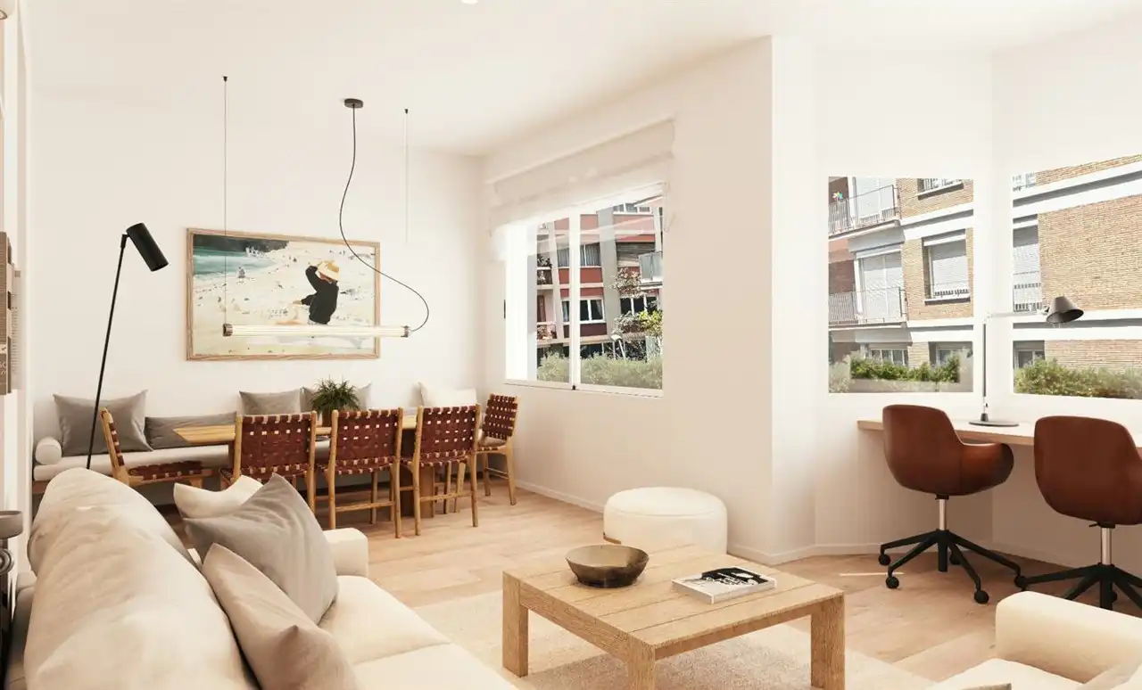 Sala de estar de Piso en venta en Barcelona con Aire acondicionado y Calefacción