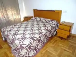 Bedroom of Flat for rent in Gijón   with Heating, Parquet flooring and Storage room