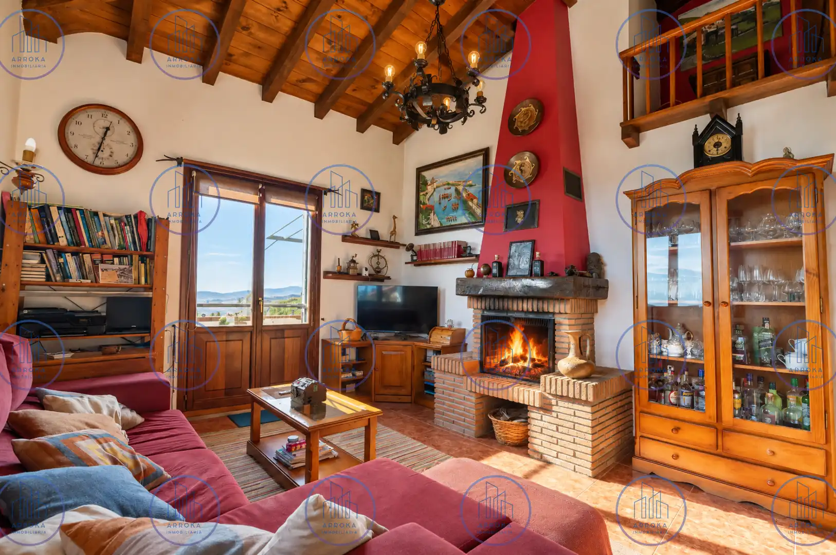 Sala d'estar de Casa o xalet en venda en Mutriku, Gipuzkoa