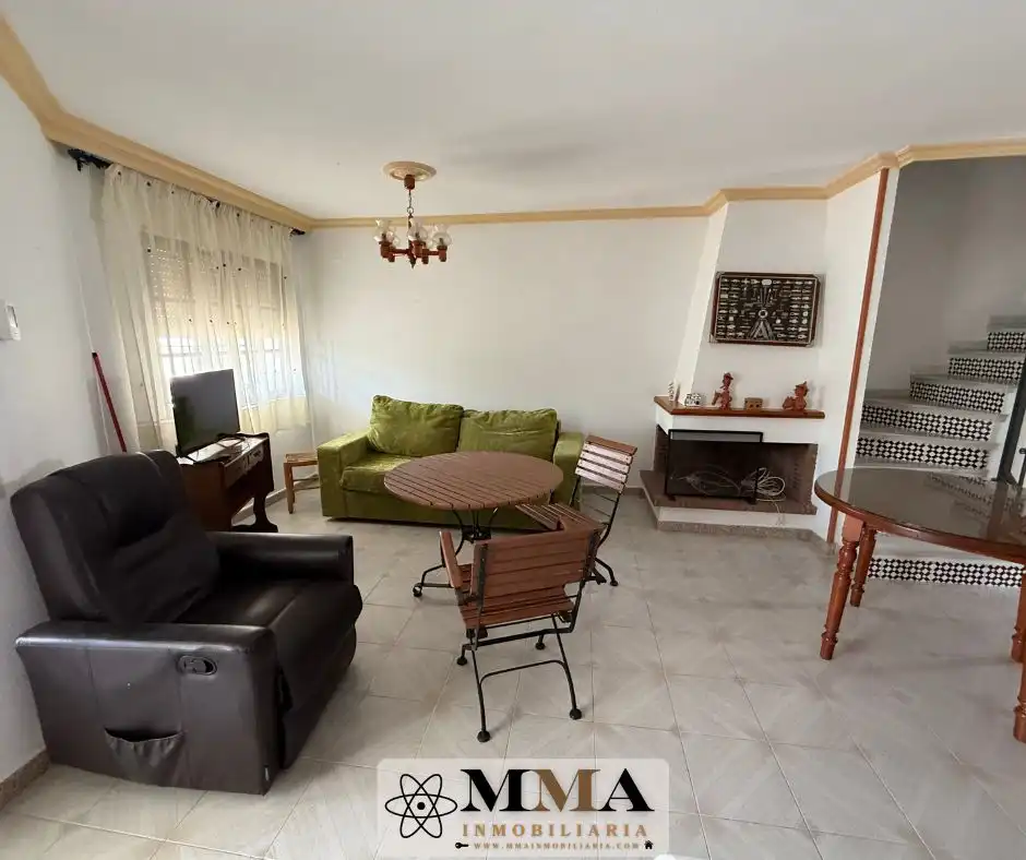 Sala d'estar de Casa adosada de lloguer en La Antilla amb Aire condicionat, Calefacció i Terrassa