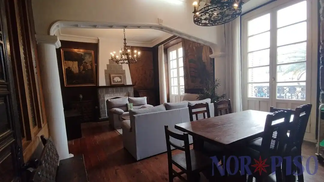 Dining room of Flat for rent in Bilbao   with Heating and Balcony