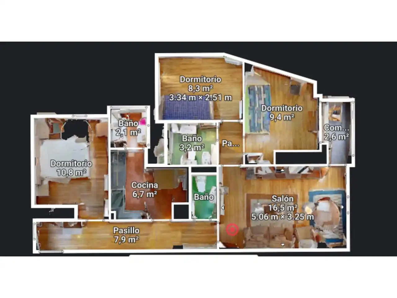 Piso en venta en Baiona con Calefacción, Parquet y Amueblado