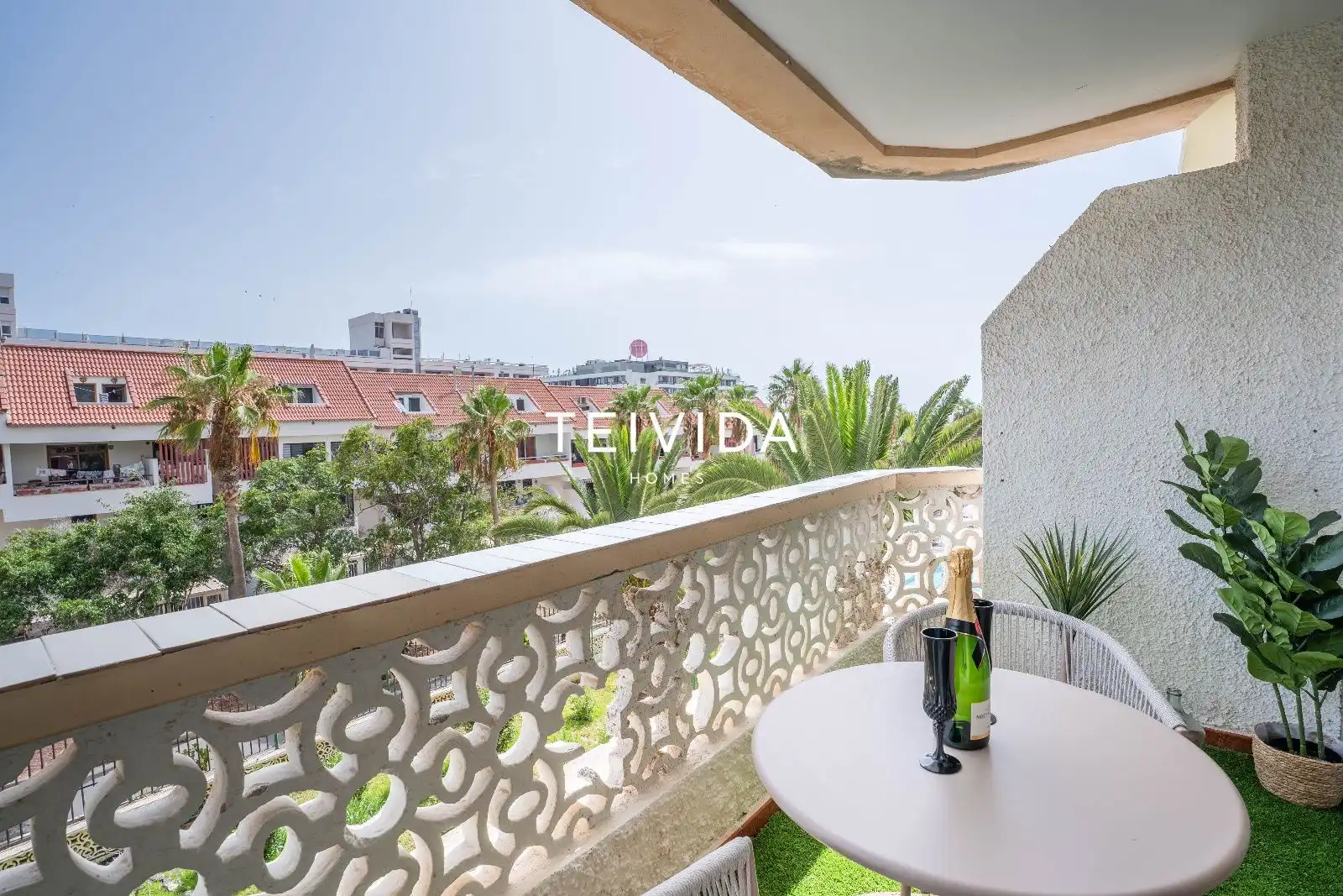 Terrace of Flat for rent in Arona  with Swimming Pool, Furnished and Community pool