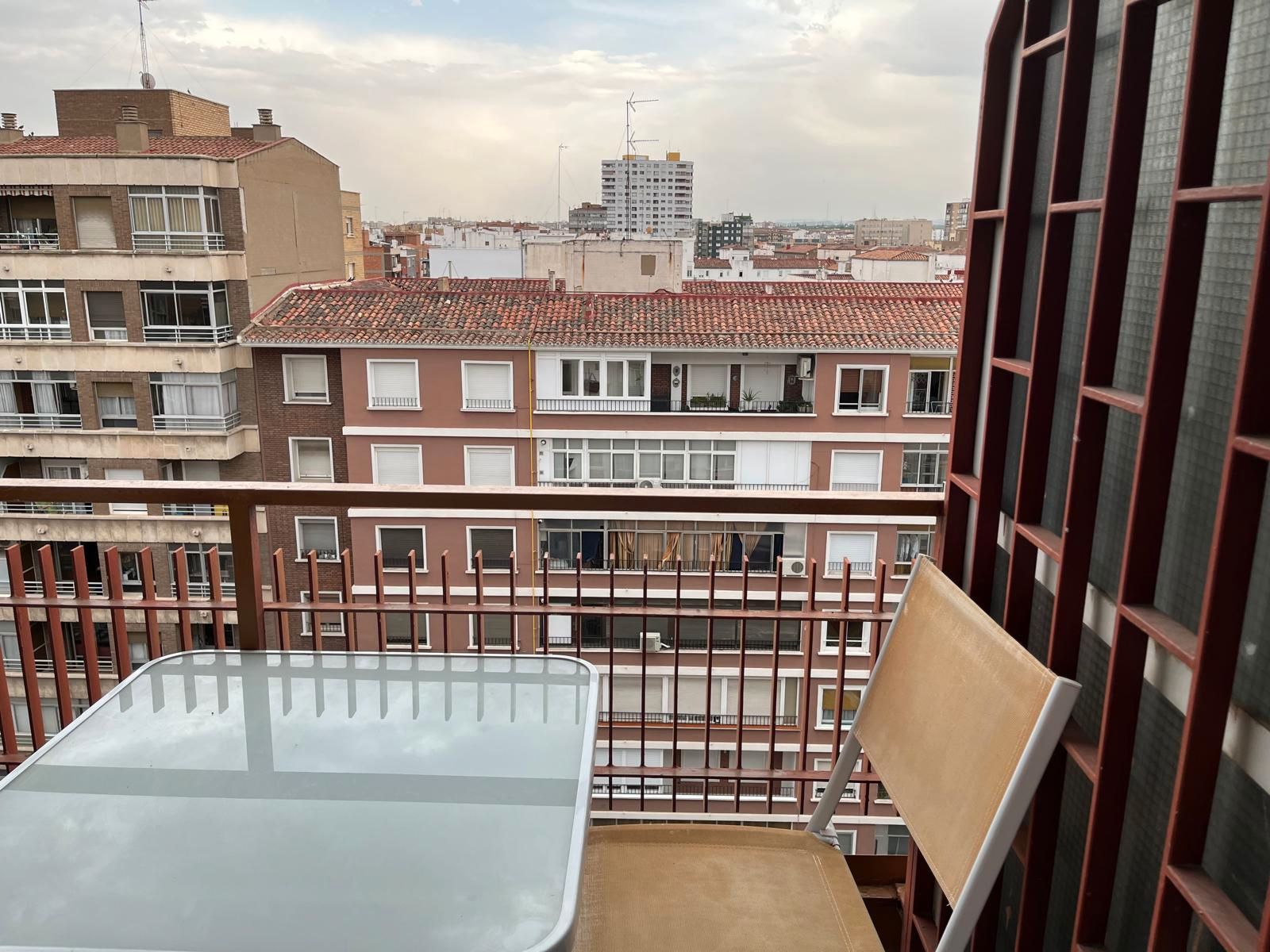 Balcony of Flat to rent in  Zaragoza Capital  with Heating, Furnished and Oven