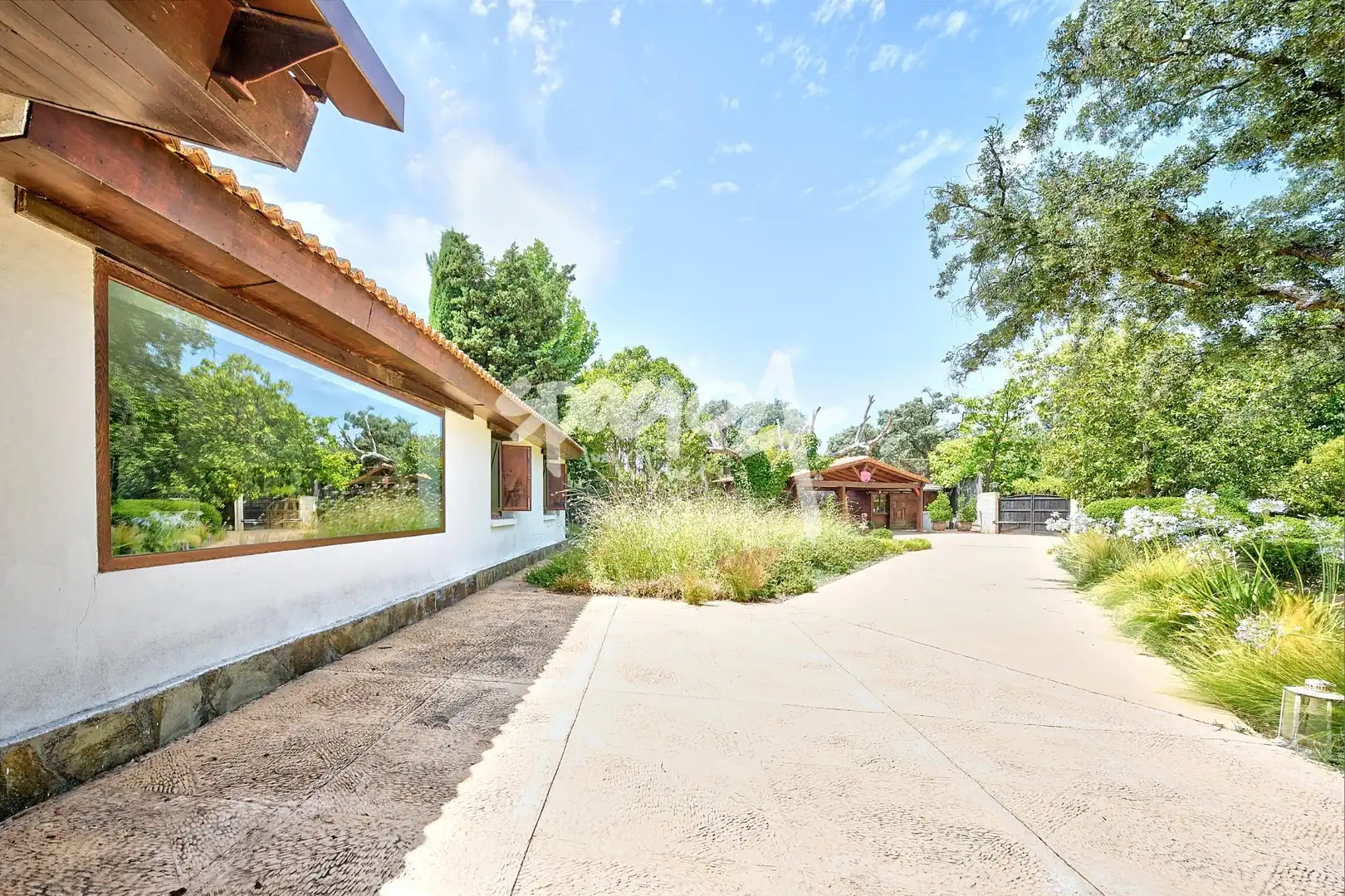 Exterior view of Houses for rent in Villanueva de la Cañada  with Air Conditioner, Heating and Private garden