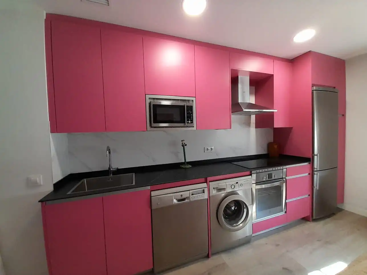 Cocina de Piso de alquiler en Madrid con Aire acondicionado, Calefacción y Parquet