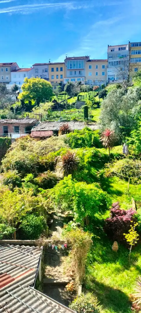 Jardín de Ático en venta en Santiago de Compostela  con Terraza y Balcón