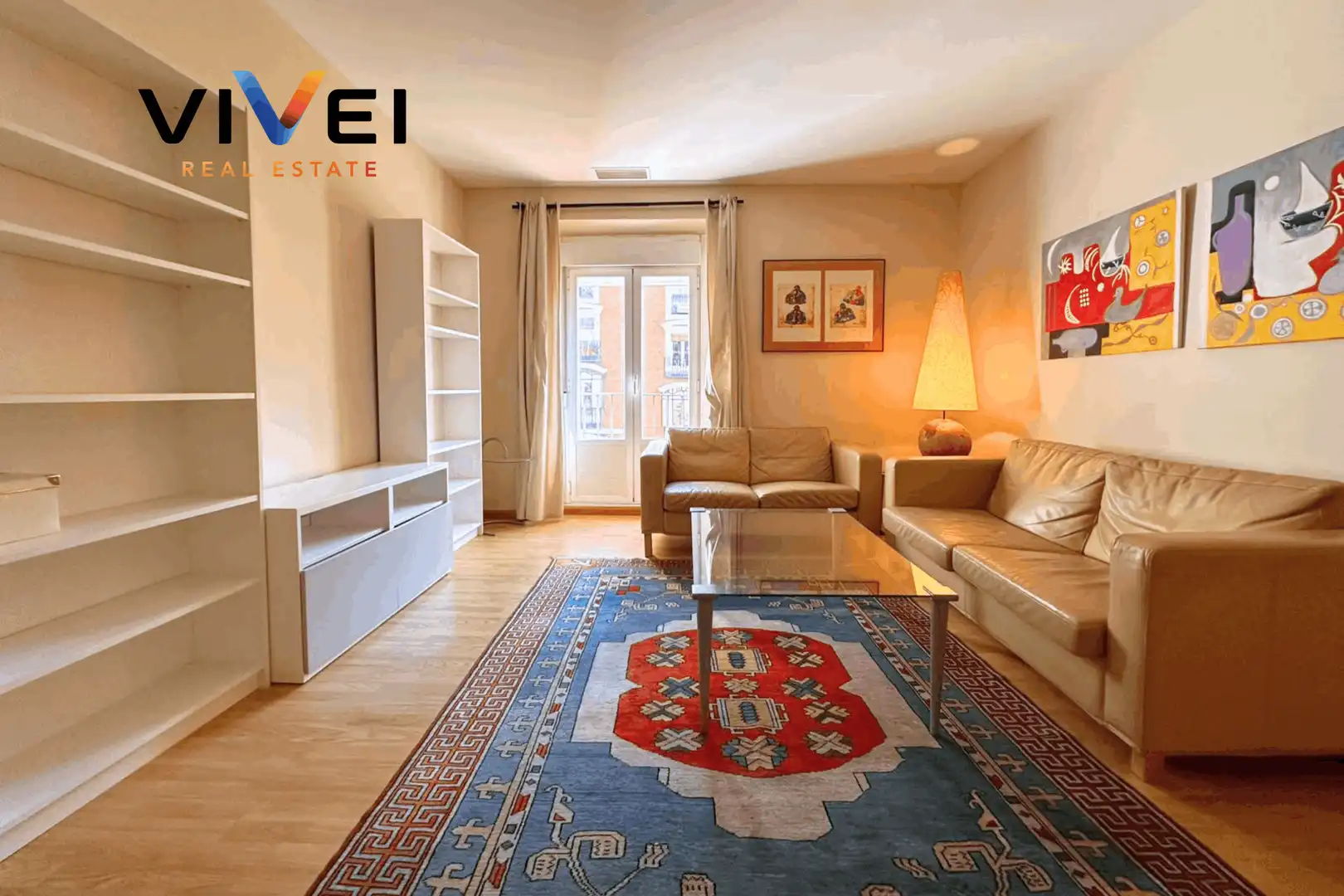 Vista exterior de Piso de alquiler en Madrid con Calefacción y Balcón
