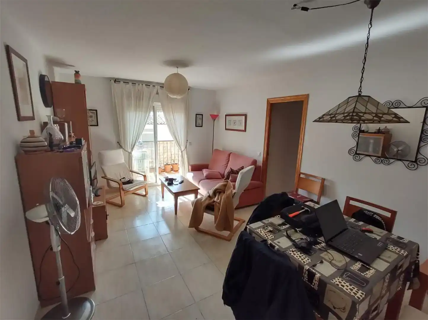 Sala de estar de Piso en venta en Garrucha con Amueblado, Horno y Lavadora