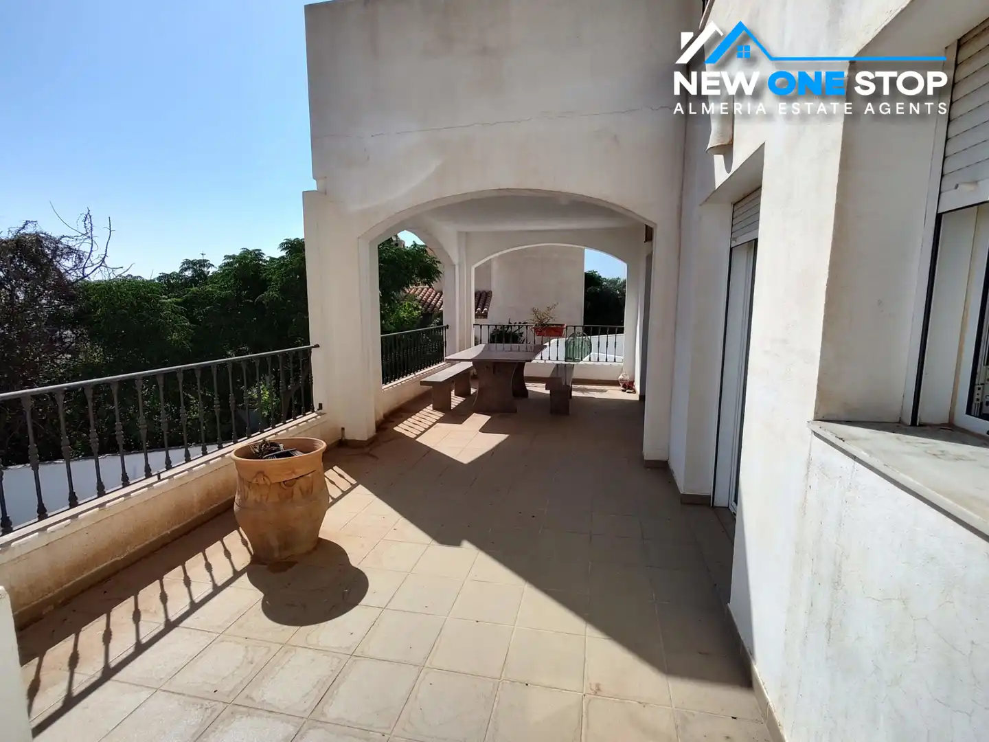 Terraza de Casa o chalet en venta en Mojácar con Aire acondicionado, Jardín privado y Terraza
