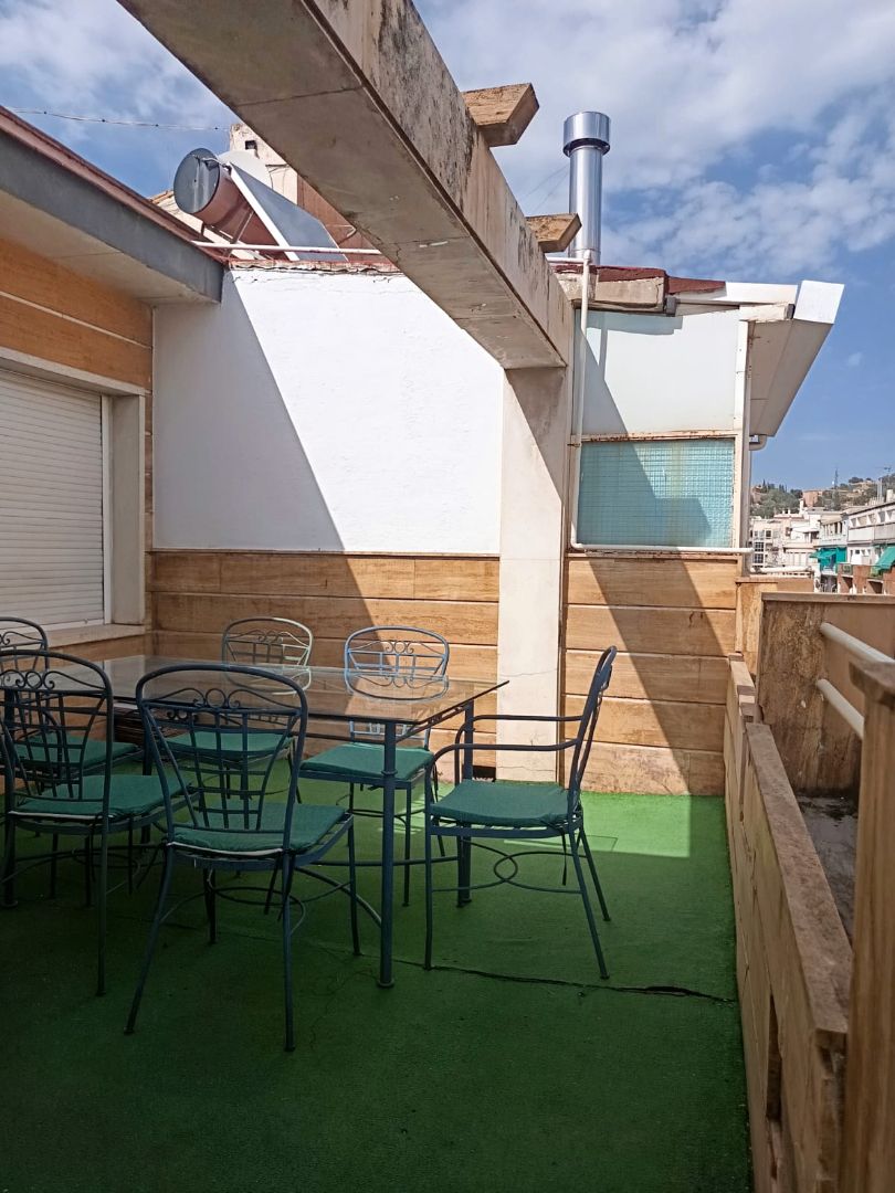 Terrace of Attic to rent in  Granada Capital  with Air Conditioner, Heating and Terrace