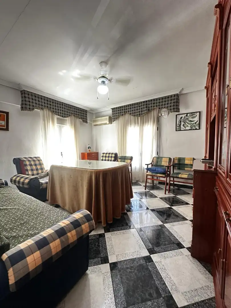 Sala d'estar de Pis en venda en Jaén amb Aire condicionat, Moblat i Balcó