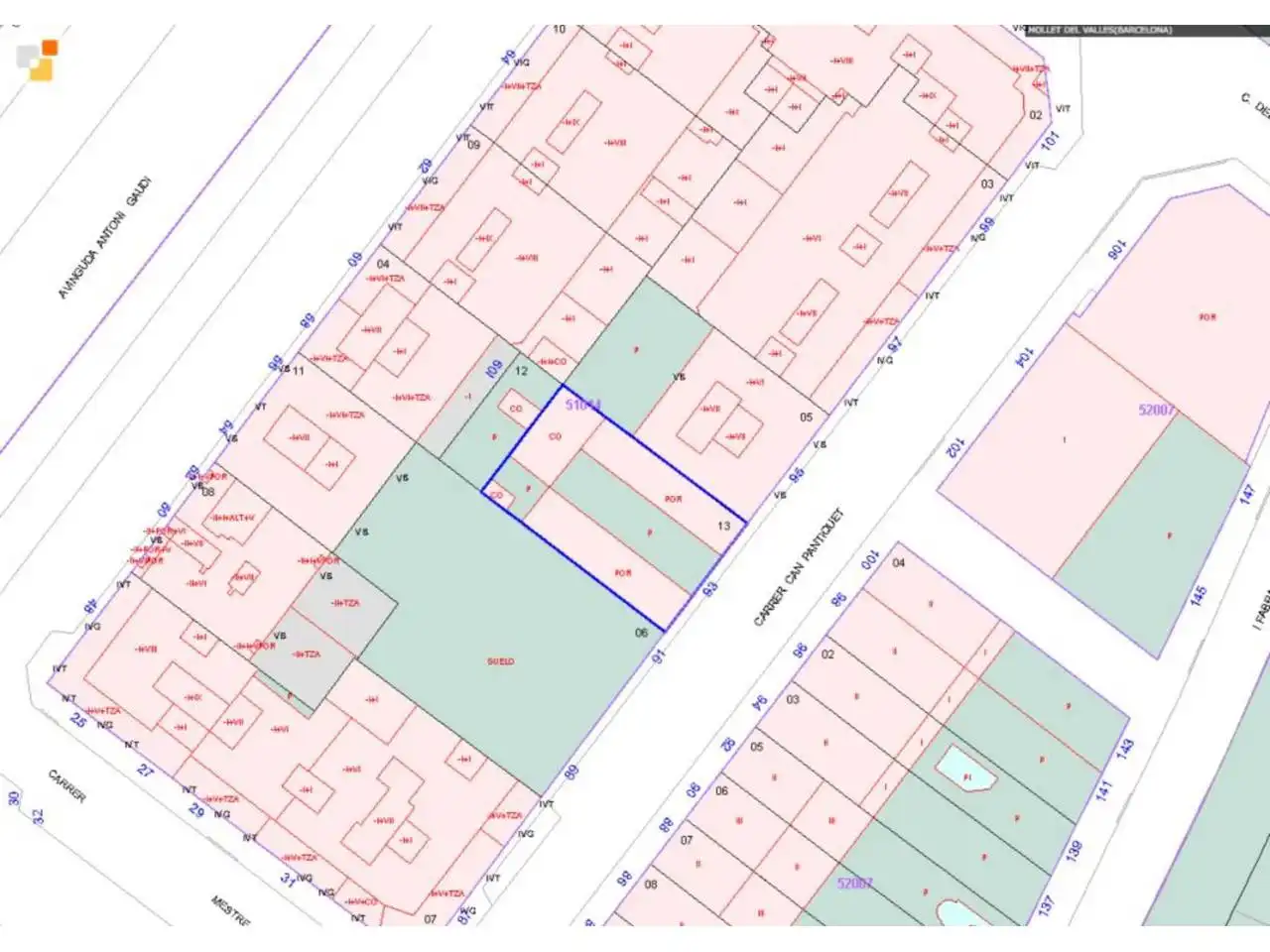 Terreno en venta en Calle Can Pantiquet, Can Pantiquet