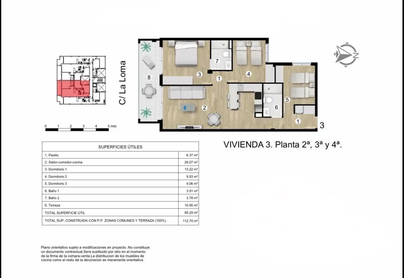 Apartament amb terrassa en venda a Calle de la loma, imagen 80