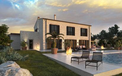 Terrace of Country house for sale in Santanyí  with Air Conditioner and Swimming Pool