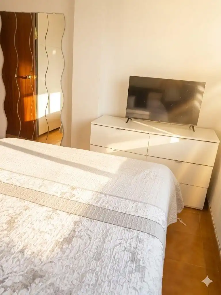 Bedroom of Flat for sale in Málaga  with Terrace, Furnished and Balcony