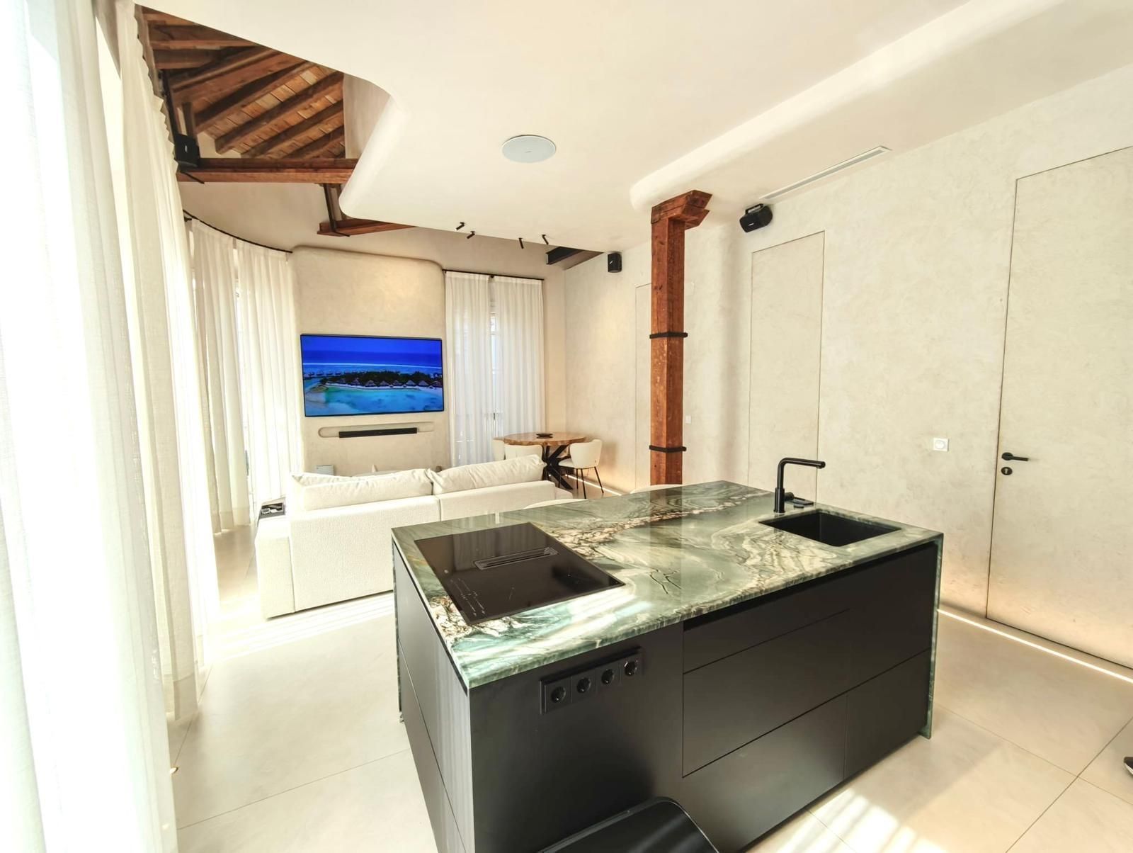 Kitchen of Flat for sale in Málaga Capital  with Air Conditioner, Heating and Storage room