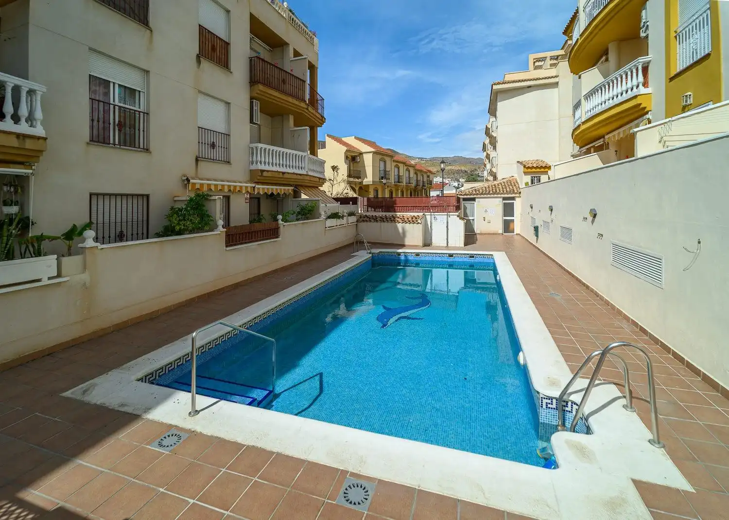 Swimming pool of Flat for sale in Castell de Ferro