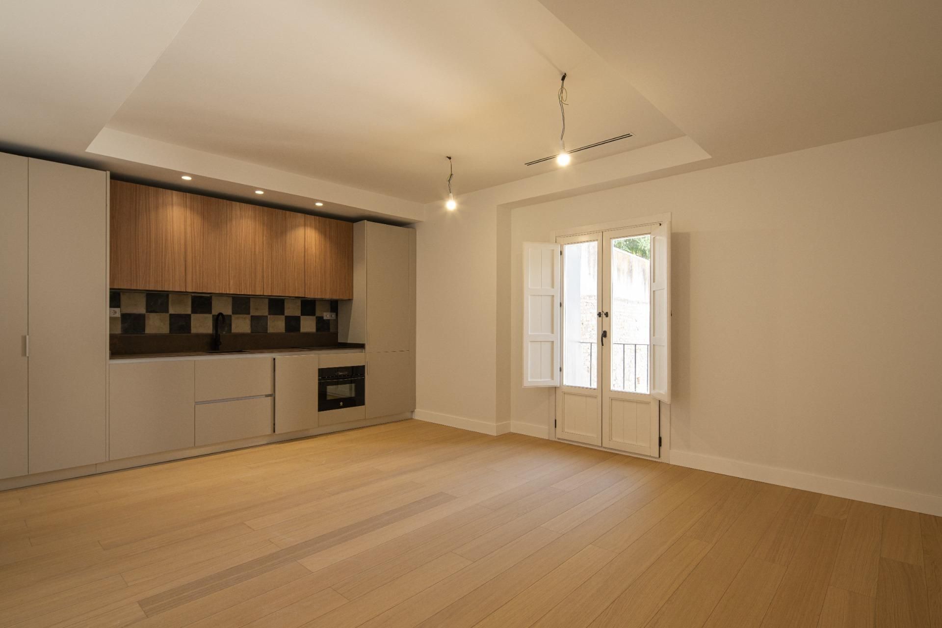 Living room of Flat for sale in  Granada Capital  with Air Conditioner